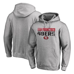 San Francisco 49ers Iconic Collection Fade Out Pullover Hoodie
